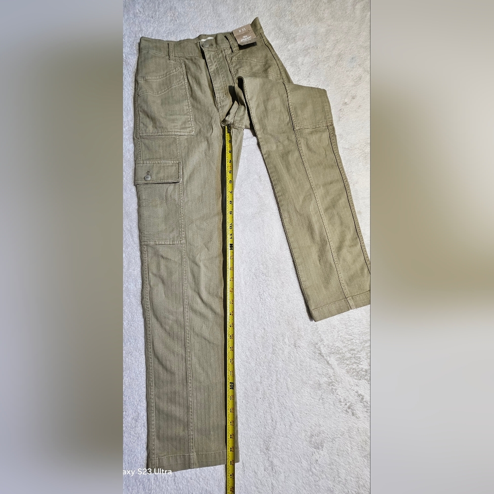 Madewell Cargo Pants NWT Women's 25 Beige. - Picture 9 of 9